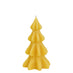 Beeswax Candle - Christmas Tree - Medium - Yellow Gold