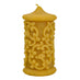 Beeswax Candle - 6 Inch Floral Pillar