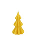 Beeswax Candle - Christmas Tree - Small - Yellow Gold