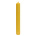 Beeswax Candle - 12 Inch Smooth Column - Yellow Gold
