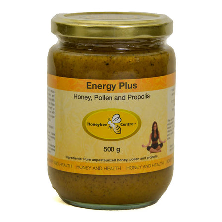 Energy Plus - Honey Infused with Bee Pollen and Propolis