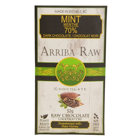 Arriba Raw Chocolate Bar - Mint