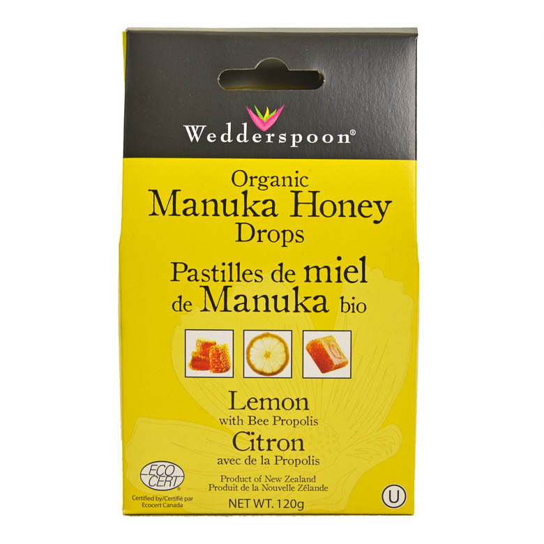 Manuka Honey Drops - Lemon with Bee Propolis - Organic