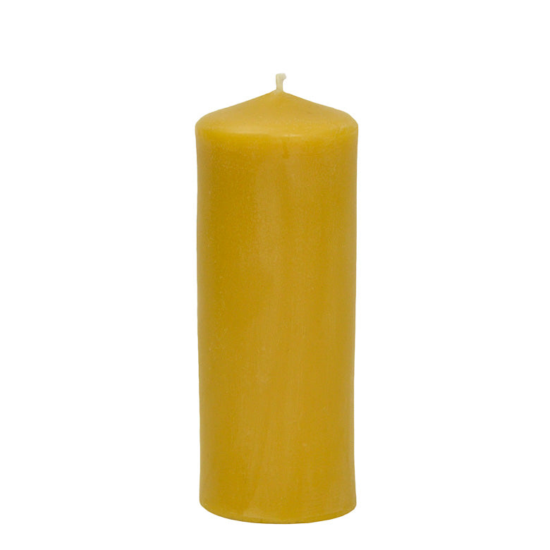 Beeswax Candle - 5 Inch Smooth Pillar