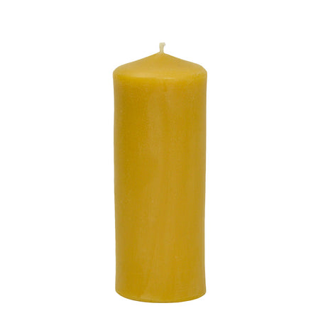 Beeswax Candle - 5 Inch Smooth Pillar